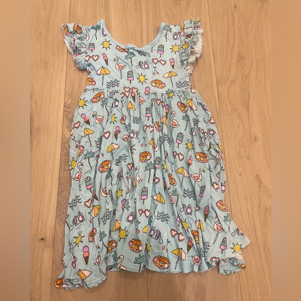 Play by Little sleepies pool party print dress